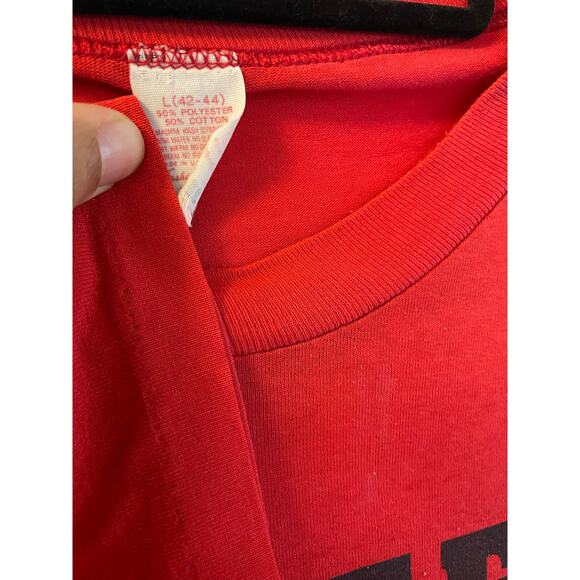 Vintage 80s Pete Rose Cincinnati Reds Single Stitch Shirt Adult Large - Picture 3 of 3